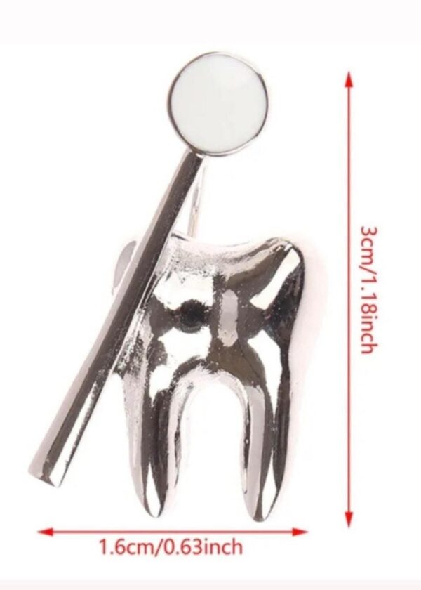 Cute dental brooches