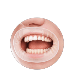 Clinical O-Shape Intraoral Cheek Retractor & Mouth Prop - Medium Latex Disposable for Veneers, Whitening & Restorations