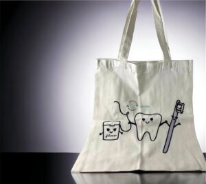 Tooth graphic bag