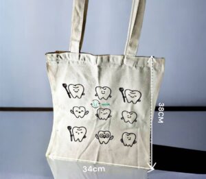 Tooth graphic bag