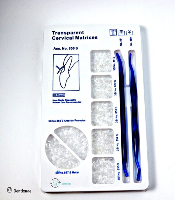 transparent cervical matrix set