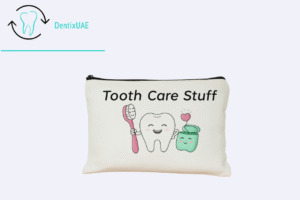 Tooth care organizer pouch